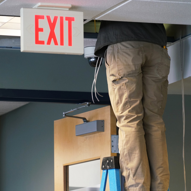 a man standing in a room